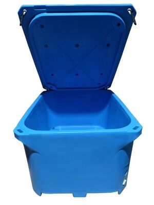 इंसुलेटेड स्टोरेज और परिवहन के लिए 1000L बड़ा आयताकार रोटोमोल्डेड कूलर बॉक्स