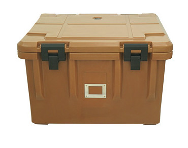 एर्गोनोमिक हैंडल के साथ लंच थर्मो ट्रांसपोर्ट बॉक्स 70L