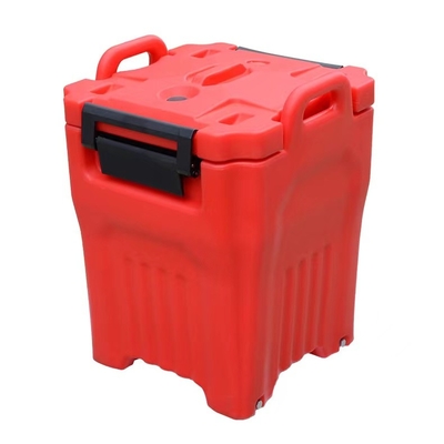 एसएस इनसाइड ट्रांसपोर्टेशन बकेट के साथ स्टैकेबल 40L इंसुलेटेड सूप कैरियर