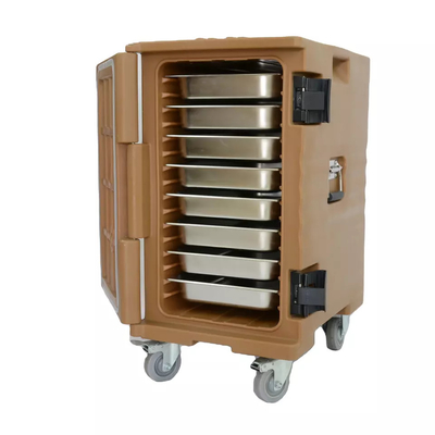किचन रोटोमोल्ड इंसुलेटेड फूड बॉक्स वार्मर लोडिंग जीएन पैन कैरियर 120L